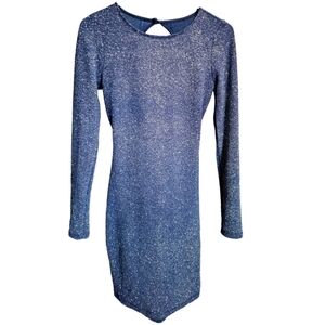 Windsor sparkly blue cocktail dress. Medium